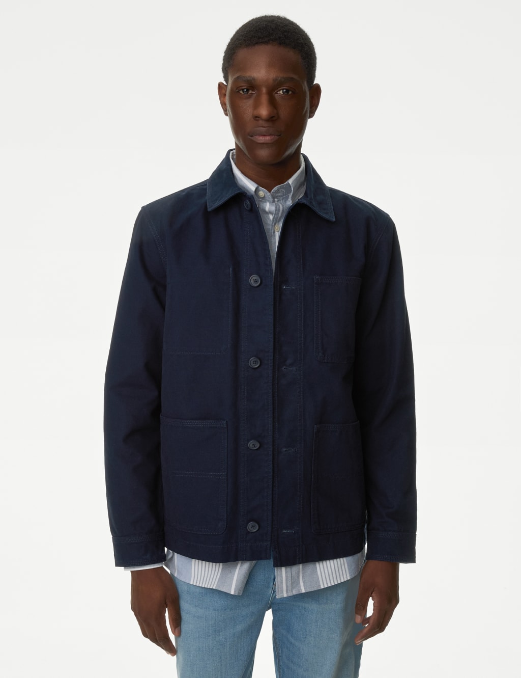 Pure Cotton Chore Jacket with Stormwear™