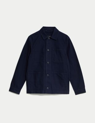 Pure Cotton Chore Jacket with Stormwear™