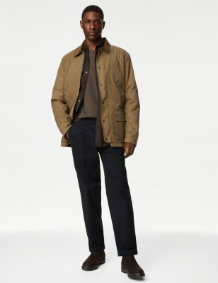 

Mens M&S Collection Wax Jacket with Stormwear™ - Sand, Sand