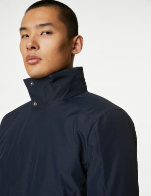 

Mens M&S Collection Hooded Padded Anorak with Stormwear™ - Dark Navy, Dark Navy