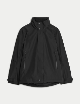 

Mens M&S Collection Waterproof Hooded Padded Anorak - Black, Black
