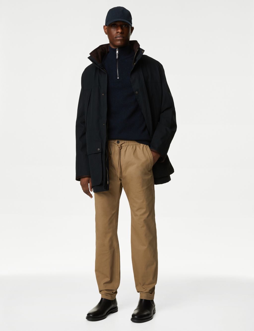 Cotton Rich Parka Jacket with Stormwear™ image 3