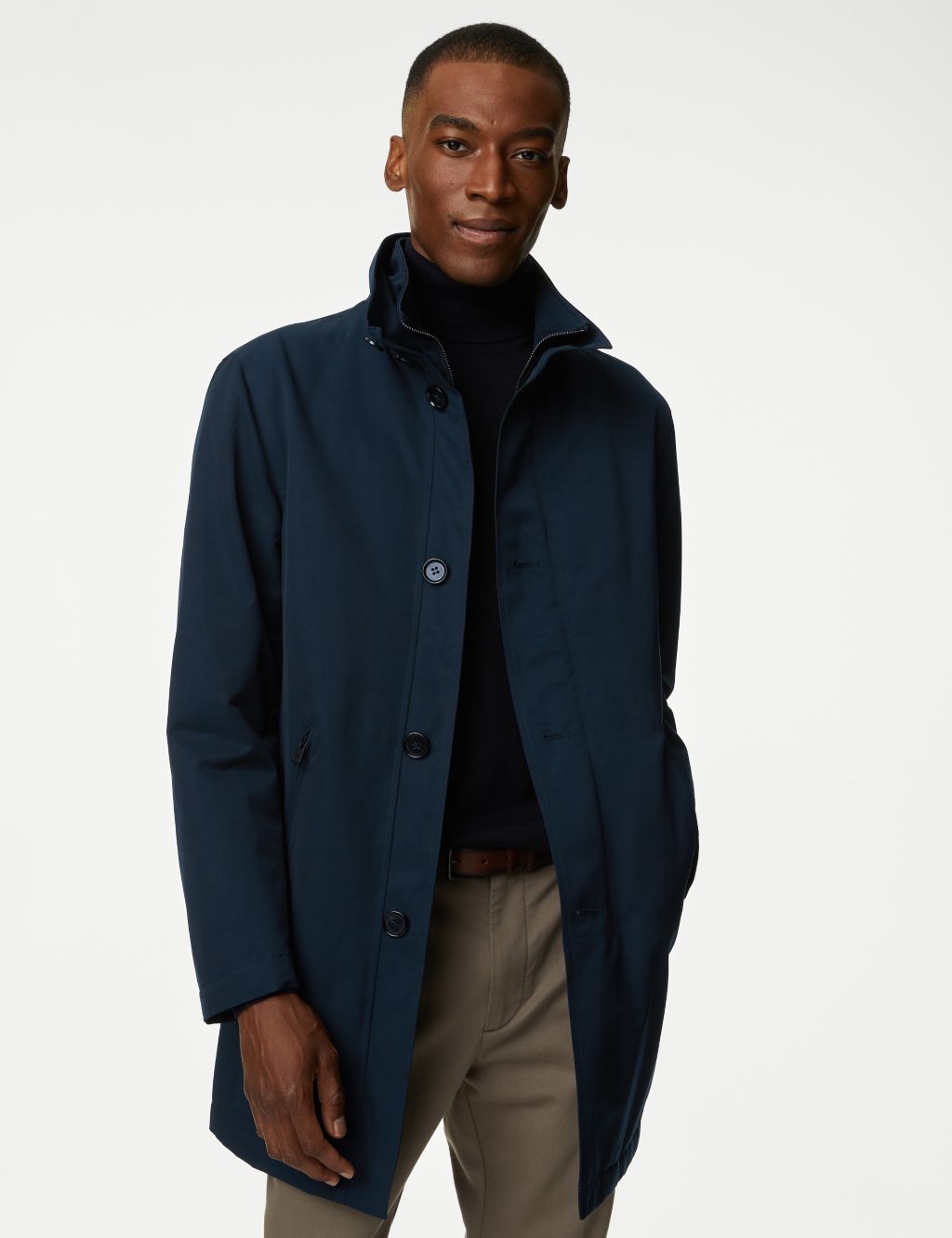 Funnel Neck Mac with Stormwear™ image 2