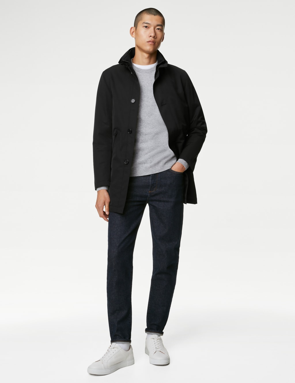 Funnel Neck Mac with Stormwear™ image 1