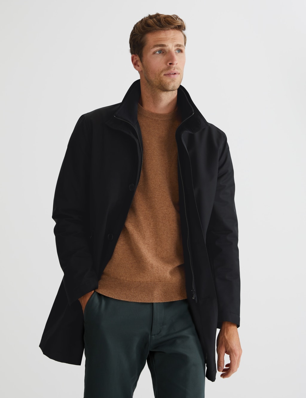 Funnel Neck Mac with Stormwear™ image 6