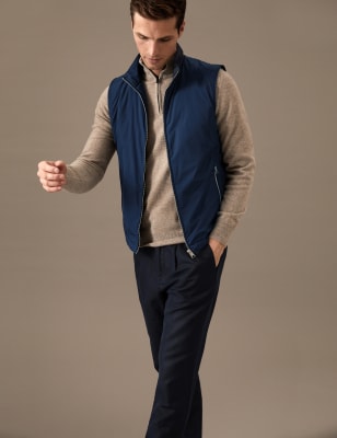 

Mens Autograph Gilet with Stormwear™ - Dark Navy, Dark Navy