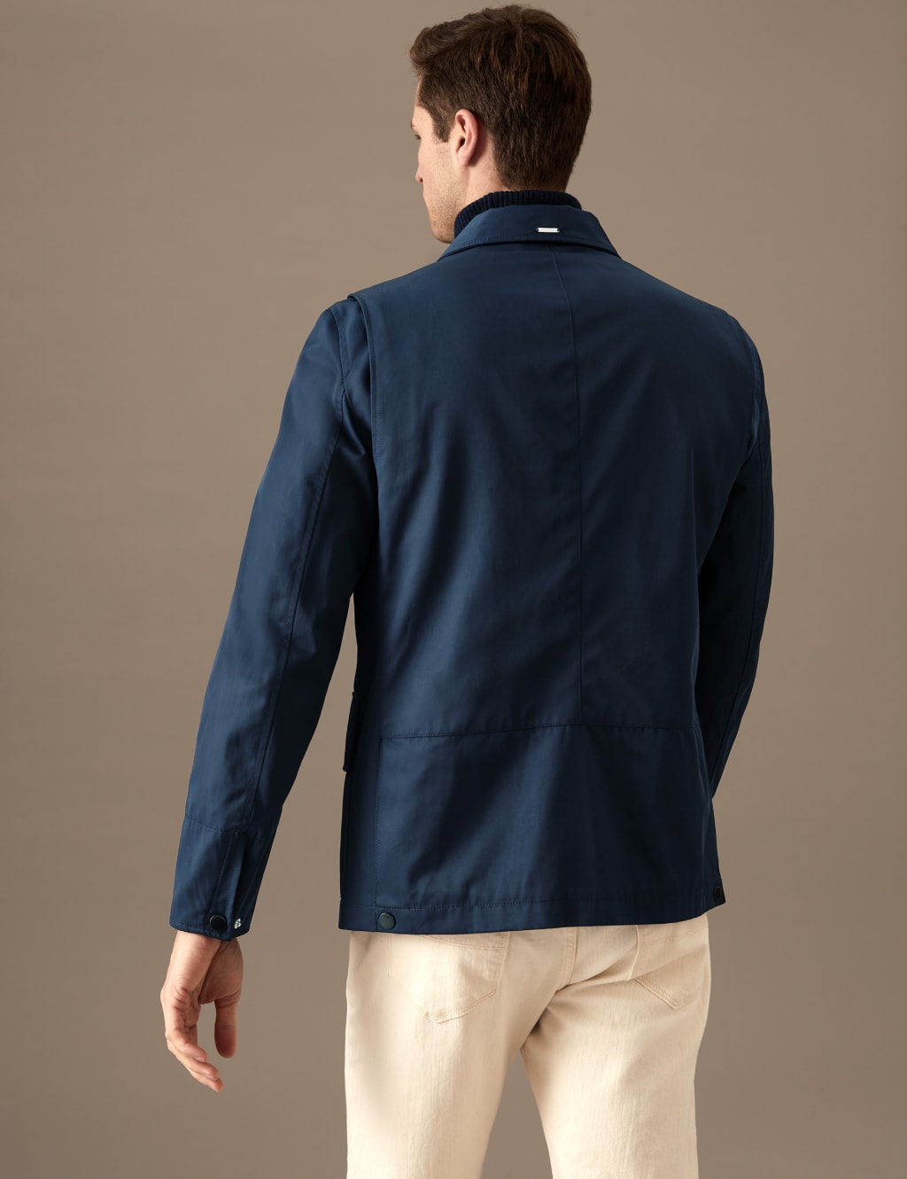 Cotton Blend Utility Jacket with Stormwear™ image 4