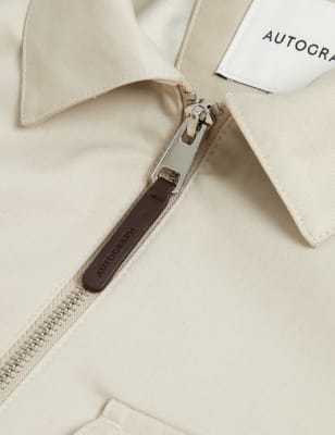 

Autograph Chaqueta Harrington 100% algodónMens - Stone, Stone