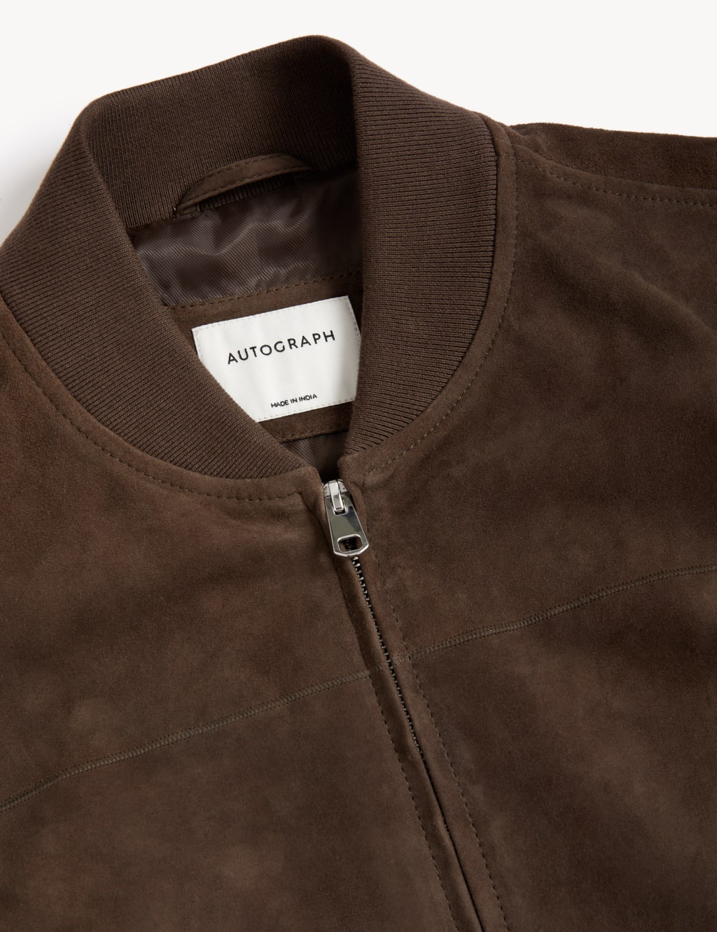 Suede Bomber Jacket image 6