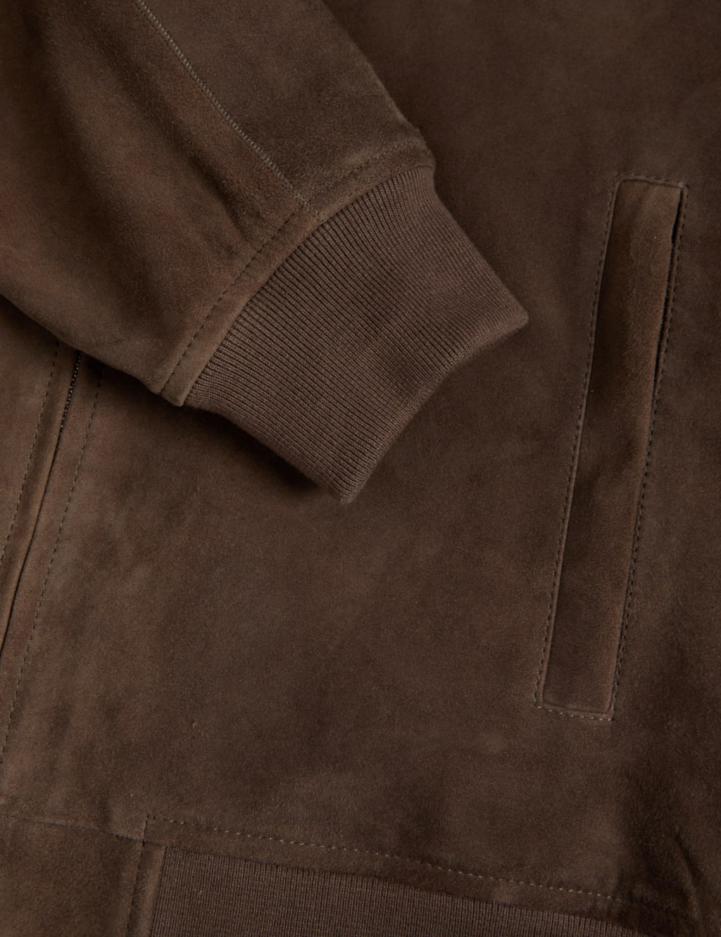 Suede Bomber Jacket image 7