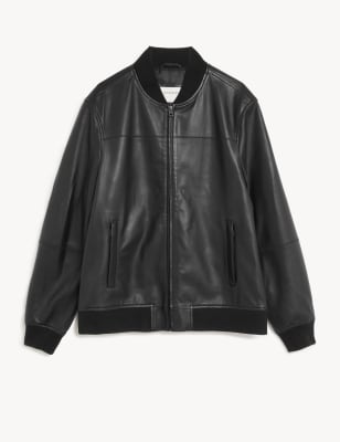 

Autograph Cazadora bomber de pielMens - Black, Black