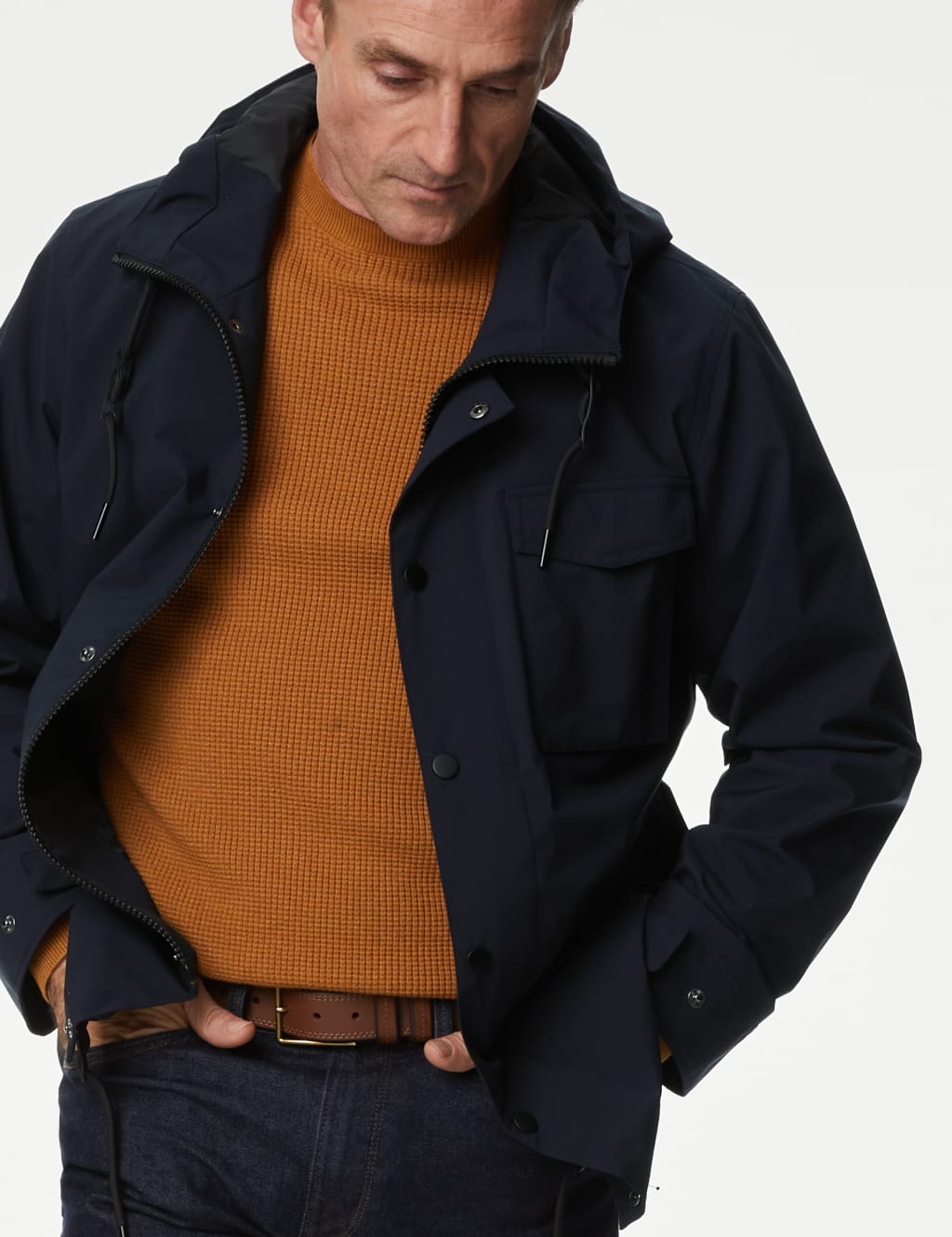 Men’s Navy Coats & Jackets M&S M&S