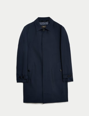 

Mens SARTORIAL Padded Mac with Stormwear™ - Navy, Navy