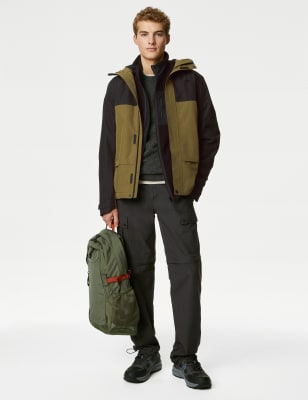 

Mens M&S Collection Waterproof Hooded Anorak with Stormwear™ - Olive Mix, Olive Mix