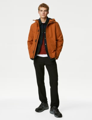 

Mens M&S Collection Waterproof Hooded Anorak with Stormwear™ - Burnt Orange, Burnt Orange