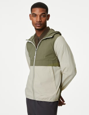 Zusammenfaltbarer Anorak mit Kapuze und Stormwear - DE