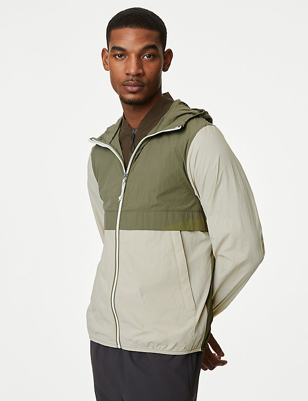 Packable Hooded Anorak with Stormwear - CA
