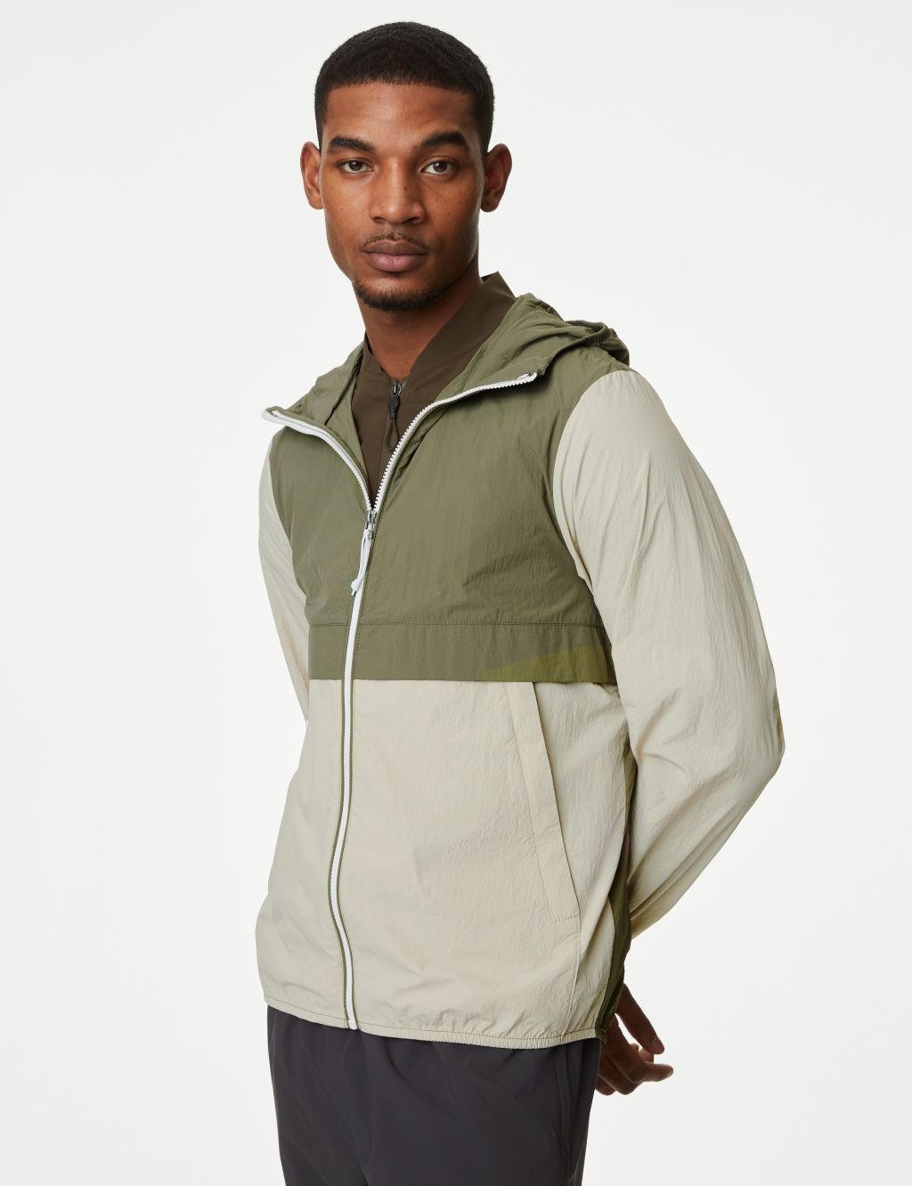 Packable Hooded Anorak with Stormwear