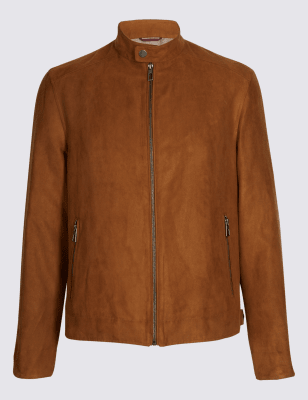 Marks and spencer hot sale suede jacket