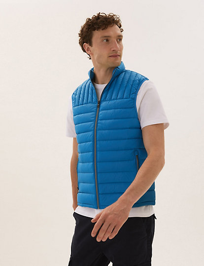 Feather and Down Recycled Gilet