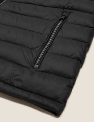 

Mens M&S Collection Feather and Down Gilet - Black, Black