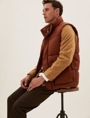 

Mens M&S Collection Thermowarmth™ Gilet - Rust, Rust