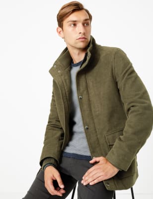 Italsk&yacute; moleskinov&yacute; kab&aacute;t s&nbsp;vysok&yacute;m pod&iacute;lem bavlny