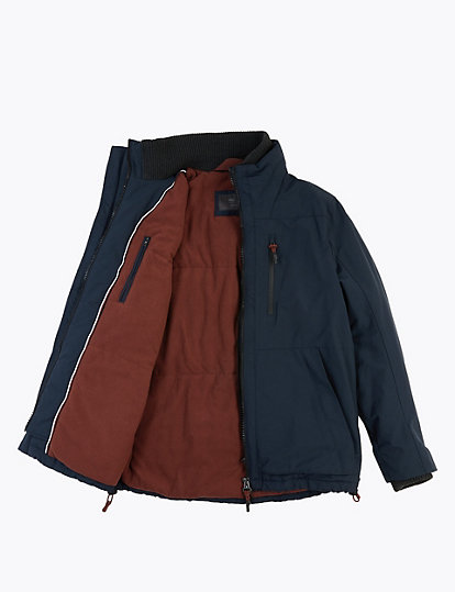 Double Collar Padded Jacket with Stormwear™