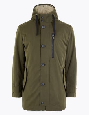 Parka s&nbsp;pod&scaron;&iacute;vkou z&nbsp;uměl&eacute; kože&scaron;iny