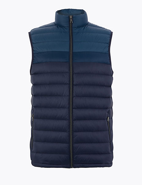 Down and Feather Gilet with Stormwear™ | M&S Collection | M&S