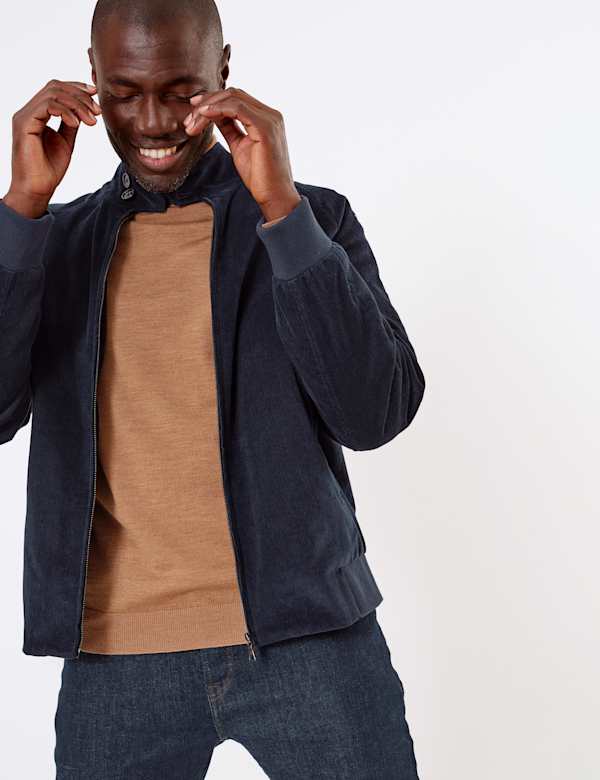 Corduroy Harrington Jacket