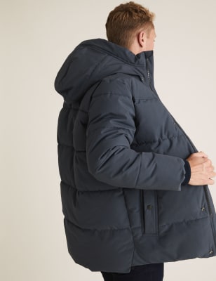 Hooded puffer jacket with thermowarmth new arrivals