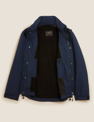 

Mens M&S Collection Mit Fleece gefütterte Windjacke mit Stormwear™ - Dark Navy, Dark Navy