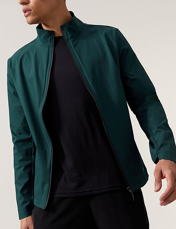 Recycled Lightweight Funnel Neck Jacket - BE
