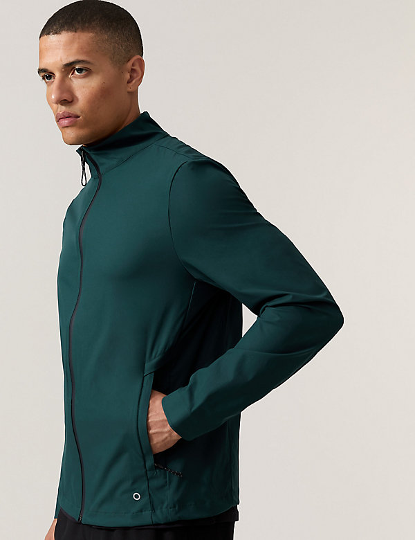 Recycled Lightweight Funnel Neck Jacket