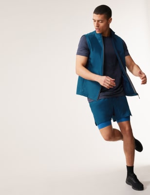 

GOODMOVE Chaleco ligero reciclado con Stormwear™Mens - Blue, Blue