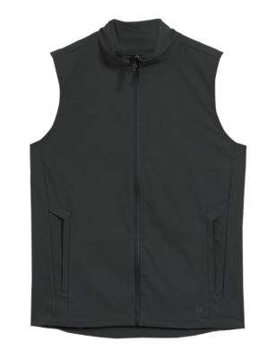 M&S Goodmove Mens Recycled Lightweight Gilet With Stormwear 