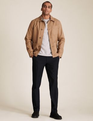 Pure Cotton Utility Jacket - AT