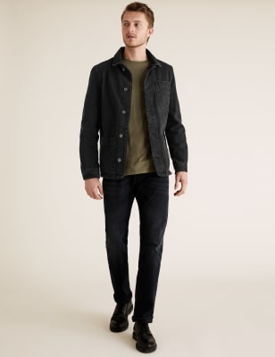 Marks and spencer denim on sale jacket