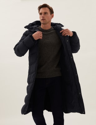 

Mens M&S Collection Parka mit Feder- und Daunenfüllung - Black, Black