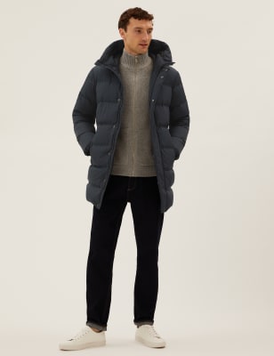 

Mens M&S Collection Chaqueta parka con Stormwear™ - Navy, Navy