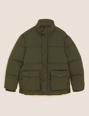 M&S Mens Padded Puffer Jacket with Thermowarmth 