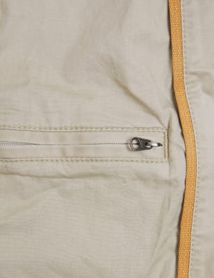

Mens M&S Collection Cotton Rich Harrington Jacket - Stone, Stone