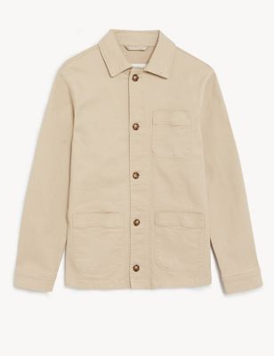 Cotton Rich Lightweight Utility Jacket