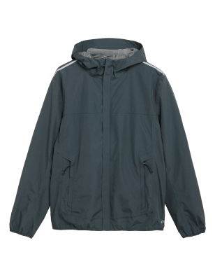 

Mens GOODMOVE Hooded Waterproof Anorak - Grey, Grey