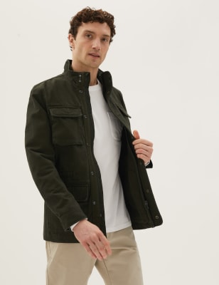 Pure Cotton Utility Jacket