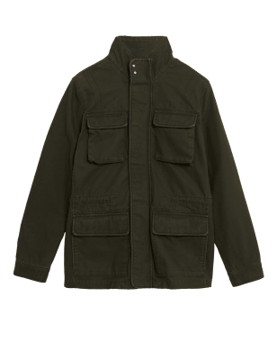 

M&S Collection Chaqueta multiusos 100% algodónMens - Khaki, Khaki