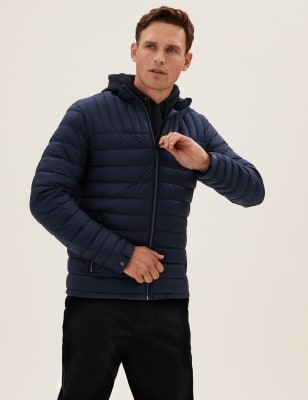 

Mens M&S Collection Puffer Jacket with Stormwear™ - Navy, Navy