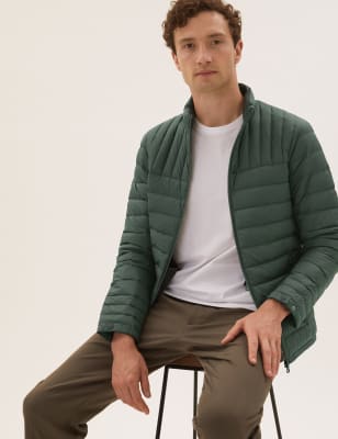 

Mens M&S Collection Puffer Jacket with Stormwear™ - Green, Green