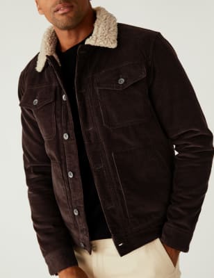 Trucker shop cord jacket